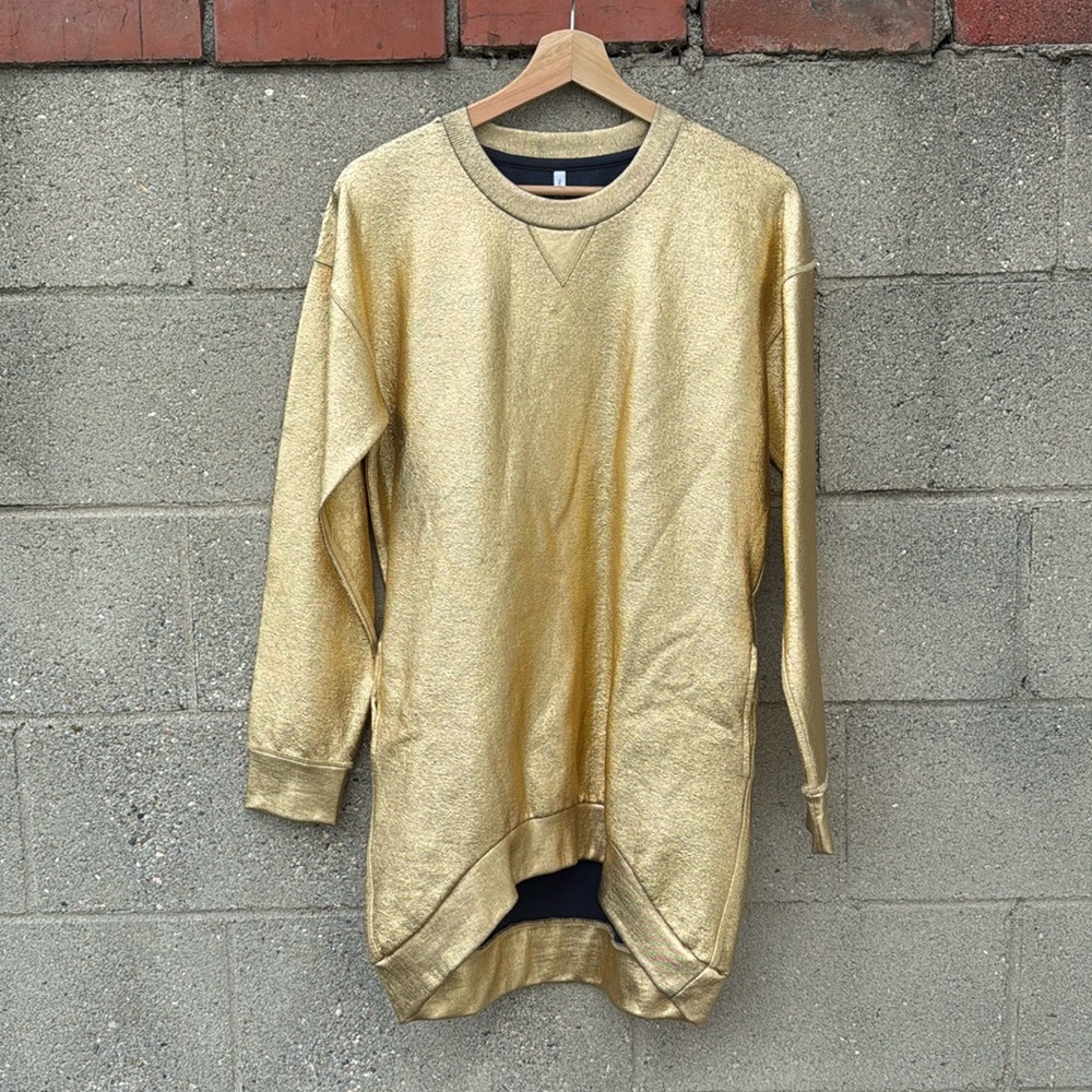 Faith Connexion gold sweatshirt tunic